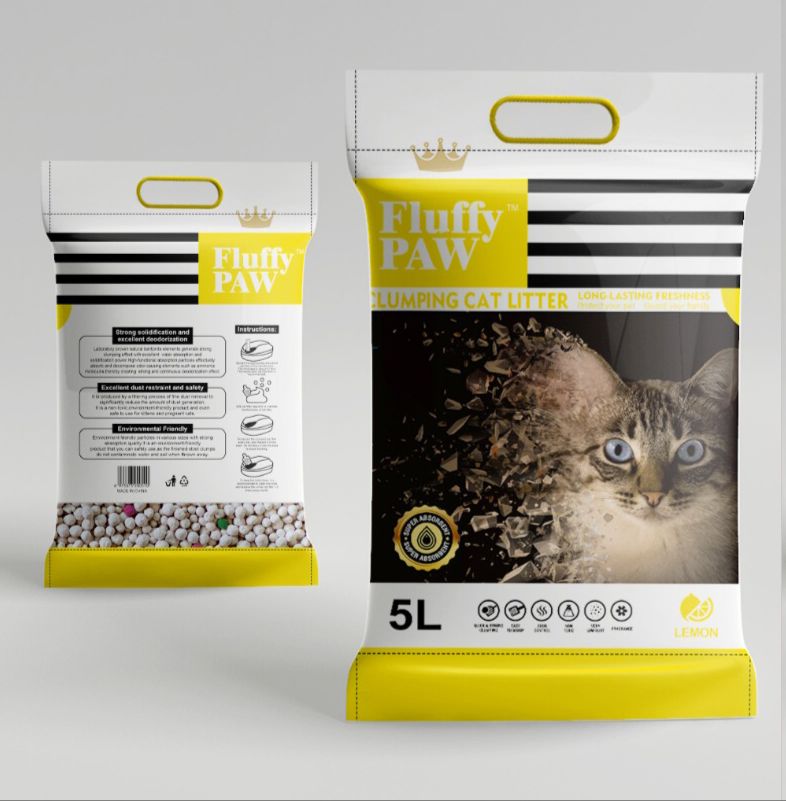 Fuffy Paws Cat Litter 5L - Lemon
